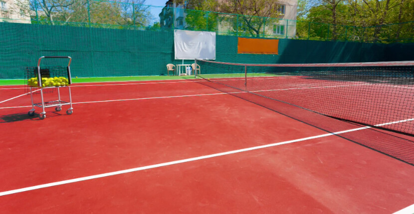 Tennis Court Cleaning Banner